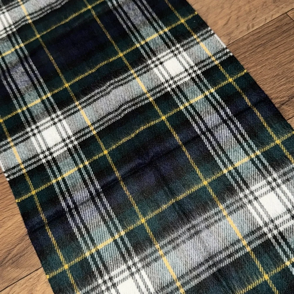 Christian Dior Monsieur Scarf Nova Check Plaid Cashmaire 100% Acrylic Japan Made